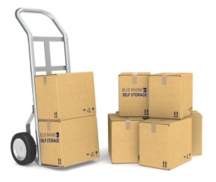 Storage Boxes at BLUE RAVINE SELF STORAGE, Folsom, 95630