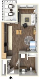 Studio at FREMONT MEWS, Sacramento