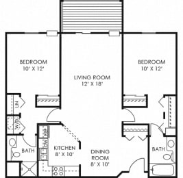 Floor Plan 2B