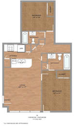 2 bed 2 bath A at Hickory Street Lofts Apartments, Denton, TX, 76201