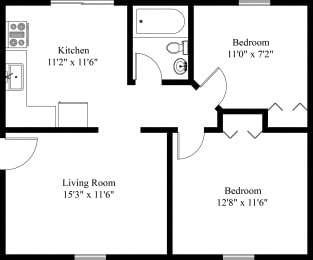 2 bedrm in Manchester, PA | Liberty Village Apartments | PMI