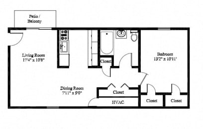 Park Drive 1 bedroom apartment in Palymra