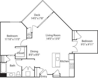 Floor Plan  B3- 55+ Adult Living Floorplan at Reunion at Redmond Ridge, Redmond, WA
