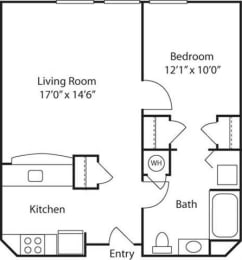 Floor Plan  B4- 55+ Adult Living Floorplan at Reunion at Redmond Ridge, Redmond, WA