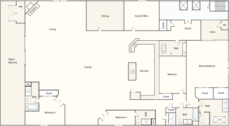 Floor Plan  Bourbon Red