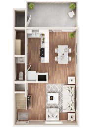  Floor Plan The Oaks at University Medical Park Greenville, NC