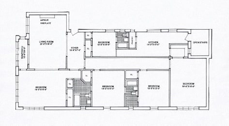  Floor Plan 5 Bedroom - 3 Bathroom
