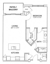 Floor Plan  A1 Floorplan at Paragon Place at Bishops Bay
