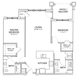 Floor Plan  E1 Floorplan at Paragon Place at Bishops Bay