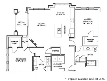 Floor Plan  E12 Floorplan at Paragon Place at Bishops Bay