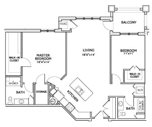 Floor Plan  E8 Floorplan at Paragon Place at Bishops Bay