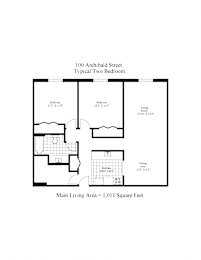 100 Archibald Two Bedroom A Image
