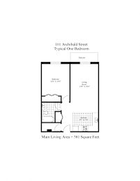 101 Archibald One Bedroom Image