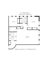 1111 Main Street Two Bedroom B Image