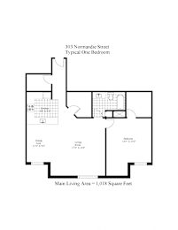303 Normandie Street One Bedroom Image