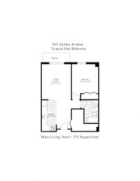 360 Acadie One Bedroom A Image