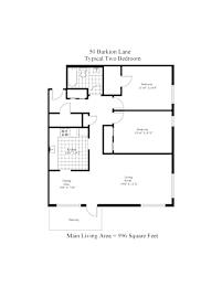  Floor Plan Two Bedroom