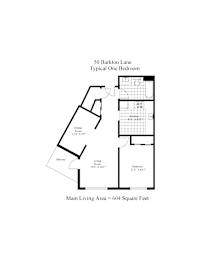  Floor Plan One Bedroom