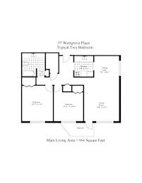  Floor Plan Two Bedroom