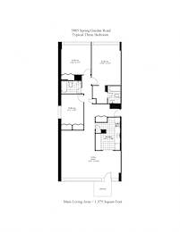  Floor Plan Three Bedroom