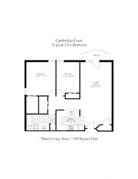 Cambridge Court Two Bedroom A Image