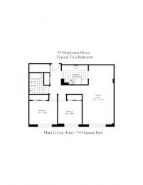  Floor Plan Two Bedroom