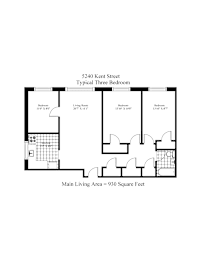 Typical 3 Bedroom Floor Plan