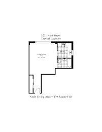 Typical Bachelor Floor Plan