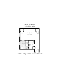 Typical Bachelor Floor Plan