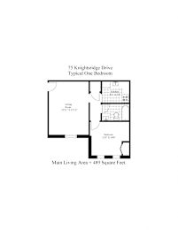  Floor Plan One Bedroom