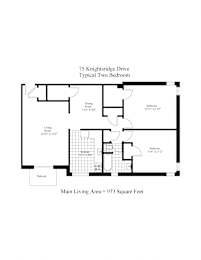  Floor Plan Two Bedroom