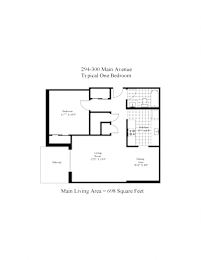  Floor Plan One Bedroom
