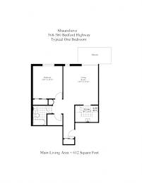 Shaunslieve Small One Bedroom Floor Plan