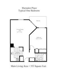  Floor Plan One Bedroom