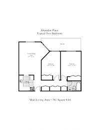  Floor Plan Two Bedroom