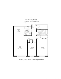 126 WIlsey Road Two Bedroom Image