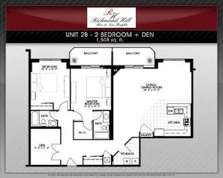 2 Bedroom + Den A