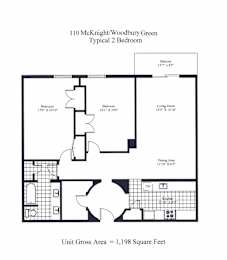 Woodbury Green Two Bedroom + Balcony Image