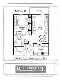 Woodbury Gardens One Bedroom + Balcony Image