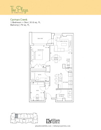 The Plaza - Carman Creek One Bedroom + Den Image