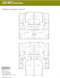 180 Mill 3 Bedroom Townhouse