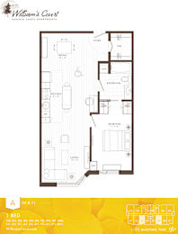 Willams Court A - 1 Bedroom (5 & 11)