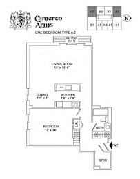 Cameron Arms One Bedroom Image