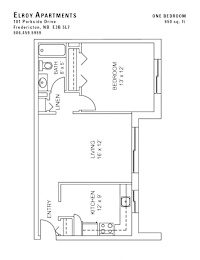 Elroy Apartments One Bedroom Image