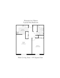Pleasantview Manor Apartments One Bedroom