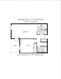 Rutledge Manor One Bedroom
