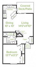 The Granada Floor Plan at Enclave, Beavercreek, OH, 45431