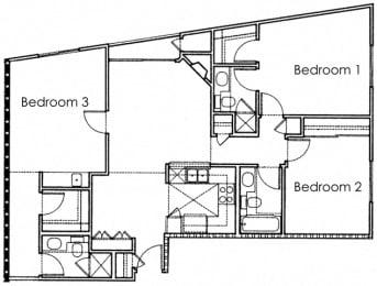  Floor Plan 3BR 3BA - FLOOR PLAN A - 10930 ASHTON