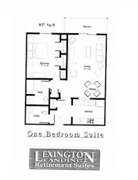 Lexington Landing One Bedroom Image