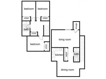  Floor Plan 3 Bedrooms